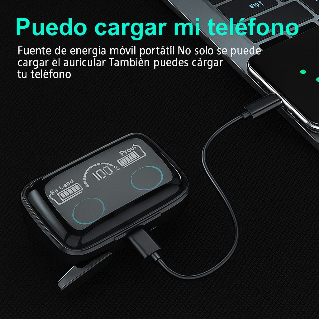 🎧 Auriculares Gamer M10™ – Sonido Inmersivo + Power Bank